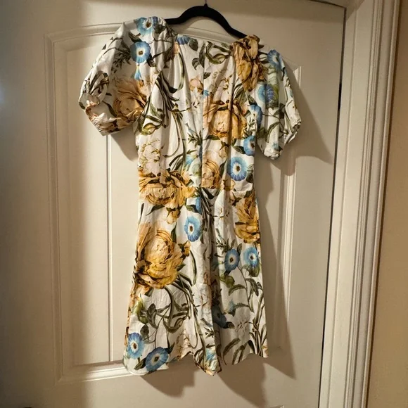 Favorite Daughter Yellow and Blue Floral Mini Dress - Picture 5 of 5